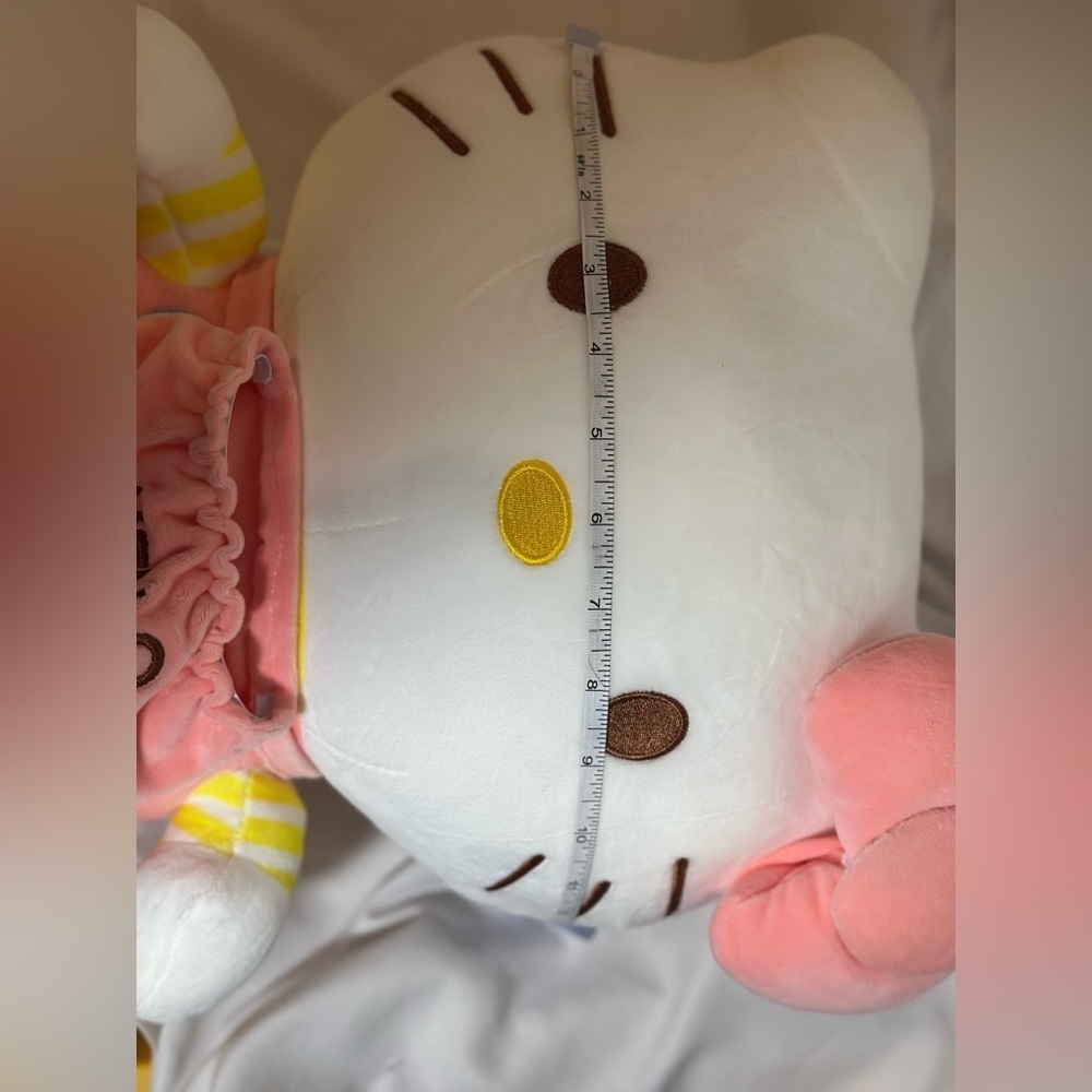 Hello Kitty Plush Toy with Pink Bow ๐ฉท - Picture 3 of 7